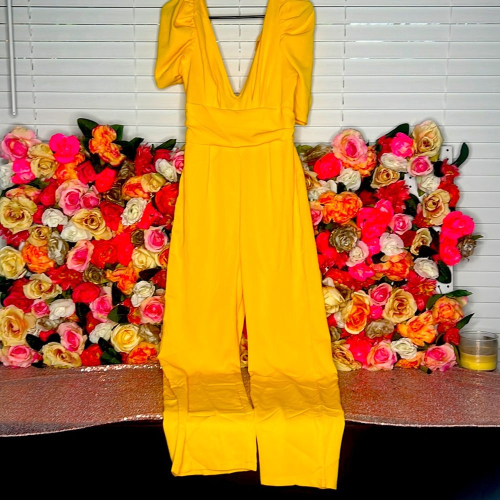 Yellow jumpsuit